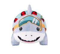 RDCIRP Jeff The Land Shark Peluche, Simpatica bambola di peluche di peluche, Morbido cuscino di squalo Regalo for il compleanno degli amici dei fan