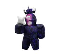 RDCIRP Peluche Forsaken Gubby, simpatico cuscino di peluche, morbido peluche a forma di cartone animato for adulti, bambine e ragazzi, regali e ornamenti.(Black Purple)