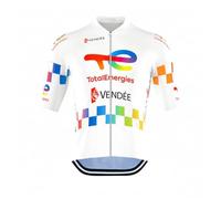 RDCYCLIST 2026 PRO Team TotalEnergies Maglia da Ciclismo a Maniche Corte da Uomo, Maglia da Ciclismo Traspirante, Abbigliamento da Ciclismo ad Asciugatura Rapida (XL)