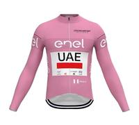 RDCYCLIST Pro Team UAE Italia Championship Sunsreen sottile manica lunga Uomo Maglia ciclismo, strada traspirante Bici Maglia asciugatura rapida MTB abbigliamento ciclismo(XL)