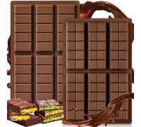 RDDAIPE 2 PCS Stampi Cioccolatini, Stampi Silicone Cioccolatini, Stampo per Cioccolato Dubai, Stampo Cioccolato Tavoletta, Antiaderente, per Cioccolatini Dubai,Tavoletta Cioccolato,Torrone,Caramelle