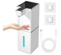RDDAIPE 380ml Dispenser Sapone Automatico, Dispenser Automatico Sapone Muro, Dispenser Sapone Elettrico, Automatic Soap Dispenser, USB Ricaricabile, Impermeabile Ipx5, per Cucina, Bagno, Hotel