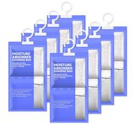 RDDAIPE 8 Pack x 100g(800g) Deumidificatori Armadio, Sacchetti Deumidificatori Antimuffa per Armadio, Buste Deumidificatore da Appendere, per Seminterrati, Armadi, Lavanderie