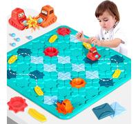RDDAIPE Logica Puzzle Labirinto Gioco da Tavolo STEM, 57x57cm Costruzione di Strade Logiche Giochi di Societa, Puzzles Giochi Educativi Societa, Regalo di Compleanno per Bambini di 4-8 Anni