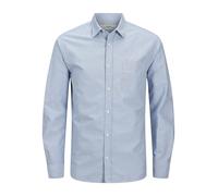 Rddlesner Oxford Solid Shirt L/S Noos, Blu Chiaro Melange, S
