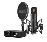 RØDE Complete Studio Kit con Microfono a Condensatore da Studio NT1 & Interfaccia Audio AI-1 per Produzione Musicale, Registrazione Vocale, Streaming e Podcasting
