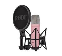 RØDE NT1 Signature Series Microfono a Condensatore a Grande Diaframma con Shock Mount, Filtro Antipop e Cavo XLR per Produzione Musicale, Registrazione Vocale, Streaming e Podcasting (Rosa)