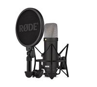 RØDE NT1 Signature Series Microfono a condensatore a grande diaframma della con supporto antivibratorio, filtro antipop e cavo XLR per produzione musicale, registrazione vocale, streaming e podcast