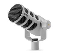 RØDE PodMic Microfono da trasmissione dinamico USB con connettività XLR e USB per podcasting, streaming e creazione di contenuti (Bianco)