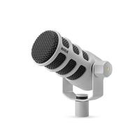 RØDE PodMic Microfono Dinamico di Qualità Broadcast con Supporto a Sbalzo Integrato per Podcasting, Streaming, Gaming e Registrazione Vocale (Bianco)