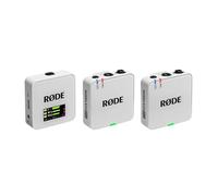 RØDE Wireless GO (Gen 3) - Microfono wireless compatto - Audio cristallino, registrazione a 32 bit float, controllo automatico del livello, per telefoni, fotocamere e computer (Bianco)