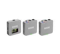 RØDE Wireless GO (Gen 3) - Microfono wireless compatto - Audio cristallino, registrazione a 32 bit float, controllo automatico del livello, per telefoni, fotocamere e computer (Grigio pietra)