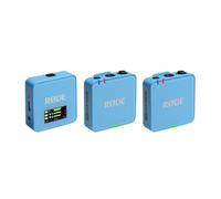 RØDE Wireless GO (Gen 3) - Microfono wireless compatto - Audio cristallino, registrazione a 32 bit float, controllo automatico del livello, per telefoni, fotocamere e computer (Blu)