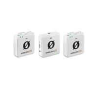 RØDE Wireless ME Dual Set - Sistema microfonico wireless compatto con tecnologia GainAssist e microfoni integrati per filmmaking, interviste e creazione di contenuti (Bianco)