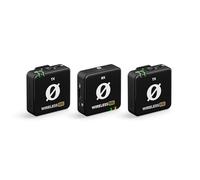 RØDE Wireless ME Dual Set - Sistema microfonico wireless compatto con tecnologia GainAssist e microfoni integrati per filmmaking, interviste e creazione di contenuti (Nero)