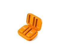 RØDE Wireless Micro - Microfono wireless compatto, due microfoni con custodia di ricarica per la creazione di contenuti su smartphone - USB-C, arancione