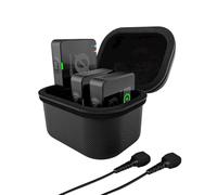 RØDE Wireless PRO, sistema microfonico wireless compatto con timecode, registrazione integrata a 32-bit float, 2 microfoni lavalier e custodia di ricarica smart per filmmaking e creazione di contenuti