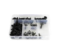 RDEQKIVZ Dadi Viti della Moto Compatibile con Suzuki per AN650 per Burgman 650 2003-2018 Carenatura Completa Kit Bulloni Carenatura Completa Clip per Dadi di velocità Kit Carenatura Moto