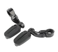 RDEQKIVZ Pedane Passeggero Moto per Dyna FLD FXDB 1.25 "Moto Universale Pedane Pedale Pedane Breve Angolato Supporto Regolabile Accessori Pedane Moto