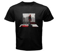 RDESEDRTRE American Psycho Movie Men's Black T-Shirt Black XL