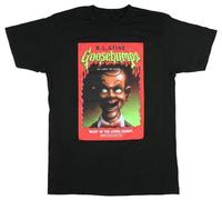 RDESEDRTRE ANMA Goosebumps Shirt Men's Night of The Living Mummy Book Cover Tee T-Shirt Black L