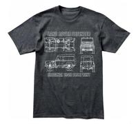 RDESEDRTRE der 90 110 Blueprint T-Shirt Black 3XL