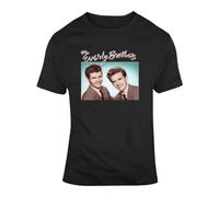 RDESEDRTRE Everly-Brothers-T-Shirt Black S