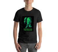 RDESEDRTRE Faithless-Band-T-Shirt-Short-Sleeve-Tee-Funny Black M
