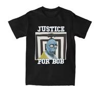 RDESEDRTRE Justice for Bob t Shirt Black L