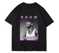 RDESEDRTRE Rauw Alejandro Vintage 90s Style T Shirt Black M