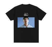 RDESEDRTRE This Is Milo J Graphic T Shirt Black S