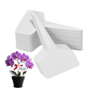 Rdfhrg Etichette Marcatori per Piante,duecento pezzi paletti a forma di T per piantine di,etichette per piante in vaso | Per l'impiego in cortile sul retro, nel patio, aiuola, serra, balcone, cortile