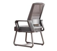 RDIAYDN Sedia da Ufficio ergonomica con Schienale Medio, Design in Rete Traspirante per Il Comfort in Ufficio e nelle Sale riunioni - Elegante Soluzione per sedute da Ufficio Nere (Grigio)