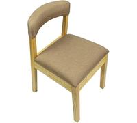 RDIAYDN Sedie da pranzo in stile retrò in legno massello tessuto per soggiorno camera da letto cucina balcone negoziare sedia da ufficio (colore: bianco A, misura piedi neri) (piedi naturali aqui)