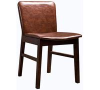 RDIAYDN Sedie da pranzo sedie da cucina, in legno massello uso domestico retrò terrazza negozio reception bar negozio di abbigliamento soggiorno (colore: nero, taglia (marrone B)