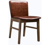 RDIAYDN Sedie da pranzo sedie da cucina, in legno massello uso domestico retrò terrazza negozio reception bar negozio di abbigliamento soggiorno (colore: nero, taglia (marrone A)