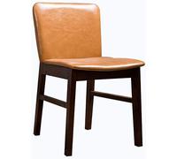 RDIAYDN Sedie da pranzo sedie da cucina, in legno massello uso domestico retrò terrazza negozio reception bar negozio di abbigliamento soggiorno (colore: nero, taglia (arancione B)