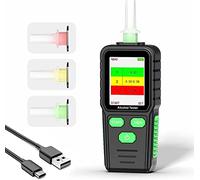 RDINSCOS Etilometro Portatile Professionale,Ricaricabile Alcol Test Portatile con Display a Colori,Alcoltest Alta Precisione, Professionale e Personale, Perfetto per Uso Domestico e Feste