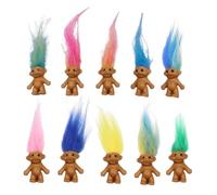 RDNKVB 10 PCS Mini Doll Regina Poppy Inspired by Trolls 3 with Removable Outfit And Surprise Accessories - Toy for Kids, 3+ Years