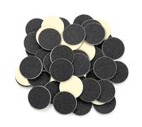 RDNKVB 100 pcs Strumento per pedicure con albero, Carta vetrata smerigliatrice per piedi Dischi abrasivi Strumento Buona durata per la casa(25mm)