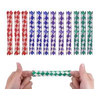 RDNKVB Colori Assortiti per Feste di Compleanno 12 Pezzi Chinese Finger Traps di Legno Cattura delle Dita per Bomboniere e Forniture