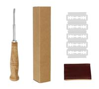 RDNKVB Raschietto per Pane con Lama Bread Lame Taglierino in Acciaio Tagliaimpasto Multiuso Coltello per Pane Utensile da Cucina Pasta Pizza Dolci Pasticeria