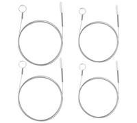 RDNKVB Spazzola flessibile multifunzionale per la pulizia del tubo dell'acquario,4 pezzi,Spazzola lunga per tubi da 150cm,Tubo in silicone,Tubo della benzina,per la pulizia
