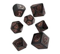 Set Di Dadi Dragons Rpg Nero E Rame Giochi Di Ruolo Q-Workshop Dnd Moderno D4 N