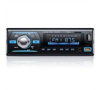RDS Autoradio Bluetooth 5.0 Vivavoce, Chismos FM/AM Bluetooth Autoradio con telecomando, Supporto due USB/AUX in/SD/TF/WMA/WAV/MP3 Player, 1 DIN Stereo Radio 4x65W Supporto iOS Android