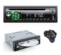 RDS Autoradio Bluetooth con Lettore CD DVD per 12-24V, FM/AM Stereo Auto Bluetooth 7 colori Radio Auto1 DIN Autoradio Lettore MP3/2 USB/AUX/SD/TF/WMA/WAV