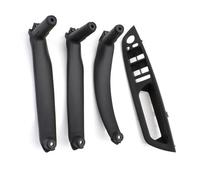 Rdtnvc 4 Pezzi Per BMW X5 X6 E70 E71 E72 2007-2013 LHD RHD Interruttore Alzacristallo Porta Interna Conducente Maniglia Trazione Maniglia Interna Portiera Dell’auto(Black RHD 4PCS)