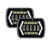Rdtnvc Fari Anteriori A LED 5x7'' 7x6'' H6054 H5054 Anabbaglianti Per Ford Per E350 E250 Per Econoline Per E150 Per F550 Per F450 Per F350 Per F250 Principale Fari Faro(2 pezzi)