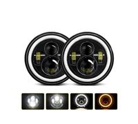 Rdtnvc Faro Anteriore A LED Da 7 Pollici Per Auto E Moto DRL H4 Faro Anteriore Da 7 Pollici Per Hummer H1 H2 2003 2004 2005 2006 2007 2008 2009 Principale Fari Faro(2 pezzi)