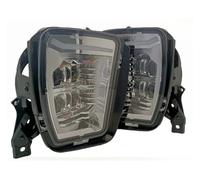 Rdtnvc Kit Di 2 Fari Fendinebbia A LED Per Dodge Per Ram 1500 2013 2014 2015 2016 2017 2018, Paraurti Per Pick-up, Fari Fendinebbia Plug And Play Principale Fari Faro(Chrome Style 1)